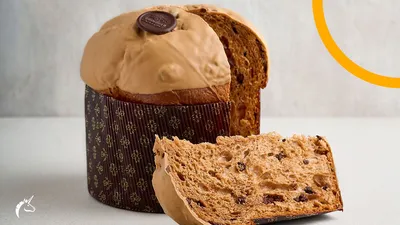 Panettone with 3 chocolates